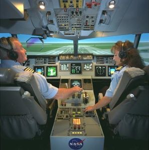 NASA -State of the art Virtual flight simulator.